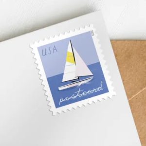 2023 Sailboats Postcard Forever First Class Postage Stamps