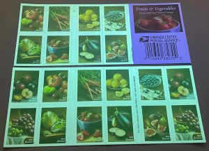 2020 Fruit Of Vegetables Forever First Class Postage Stamps