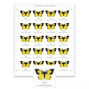 2019 California Dogface Butterfly Forever First Class Postage Stamps