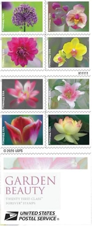 2021 Garden Beauty Forever First Class Postage Stamps