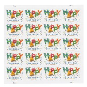 2021 Happy Birthday Forever First Class Postage Stamps