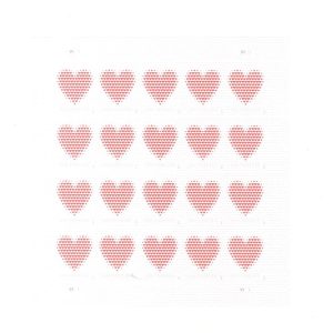 2020 Made of Hearts Forever First Class Postage Stamps