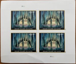 2020 USPS Grand Island Ice Cave Express Priority Stamps